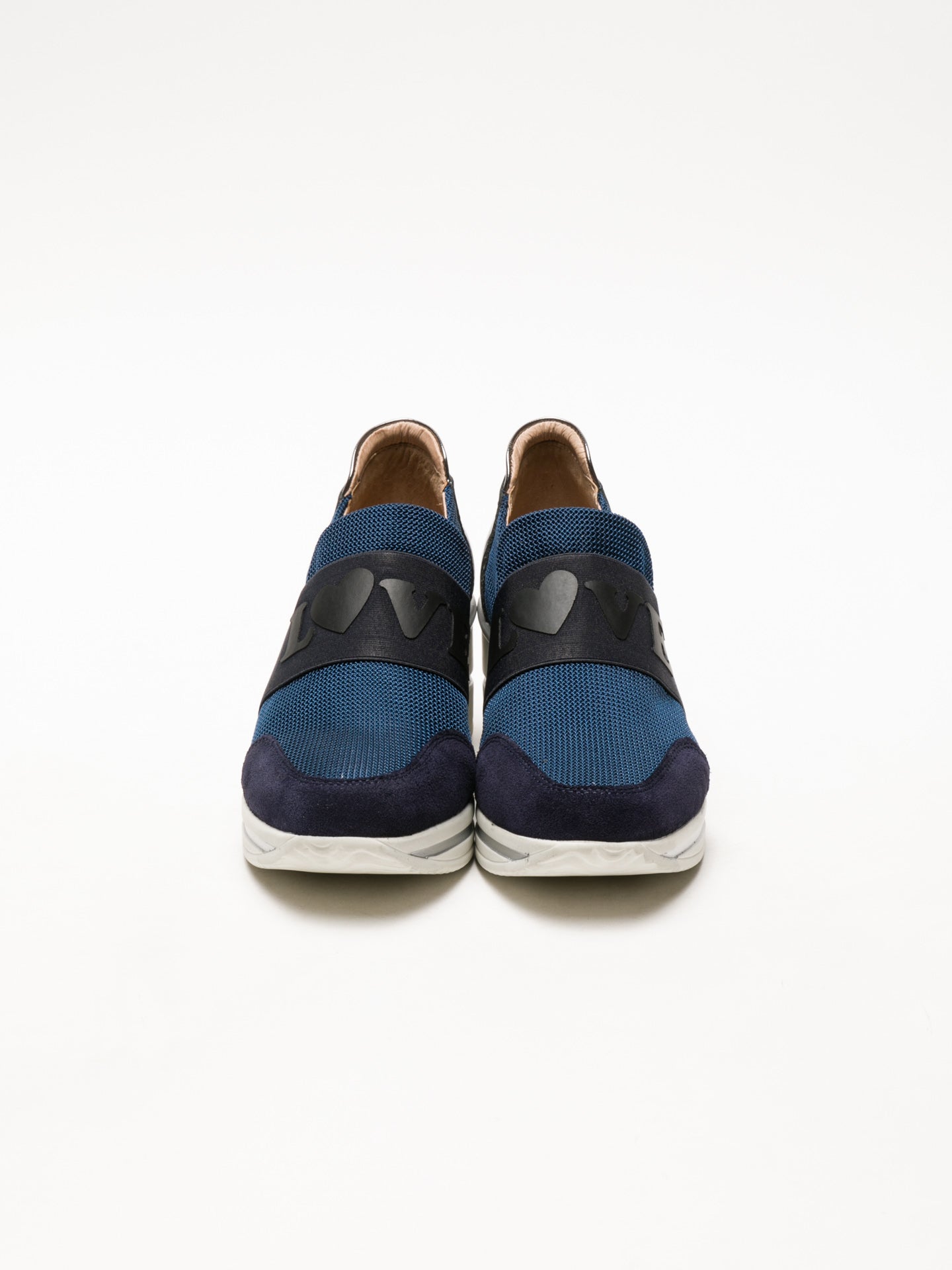 Foreva Navy Wedge Trainers
